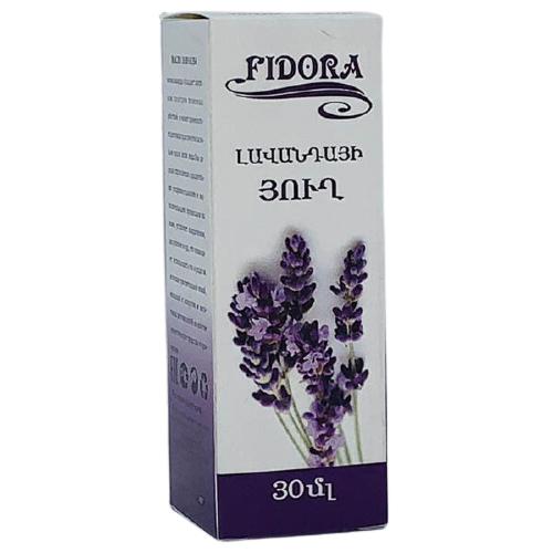 Лаванды MEDICINES Lavender oil 30ml Fidora