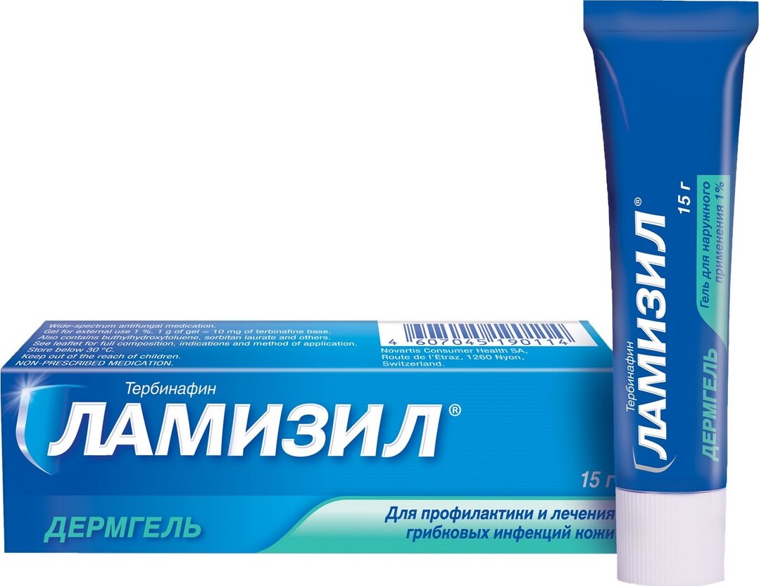 Ламизил MEDICINES Lamisil dermgel 1% 15g