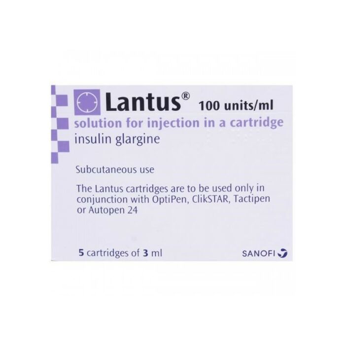 Лантус MEDICINES Lantus cartridges 100IU/ml 3ml x 5