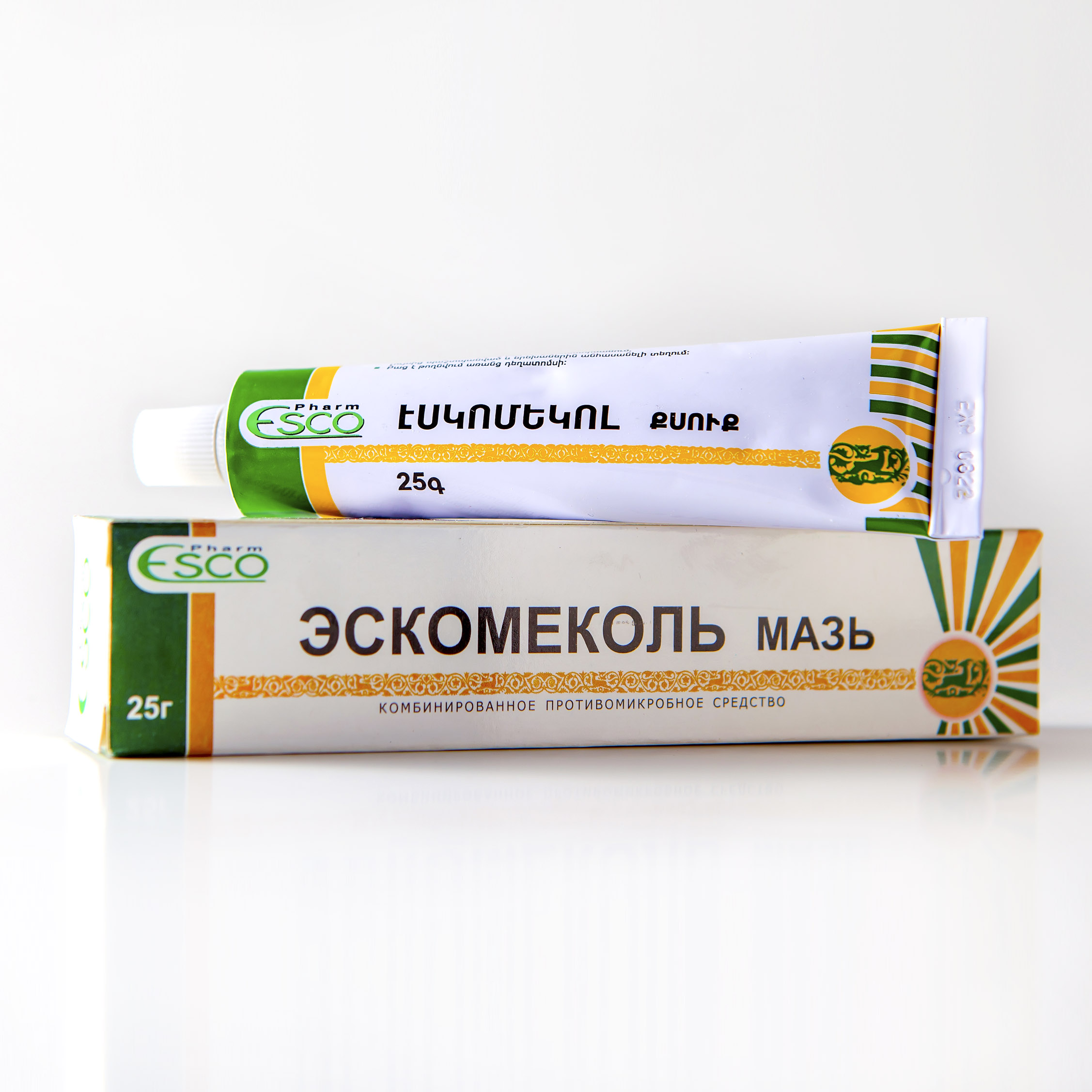Эскомеколь MEDICINES Eskomecol (Levomekol) ointment 25g