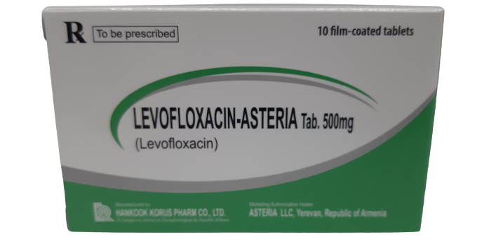 Левофлоксацин MEDICINES Levofloxacin-Asteria tablets 500mg x 10 GL Corporation