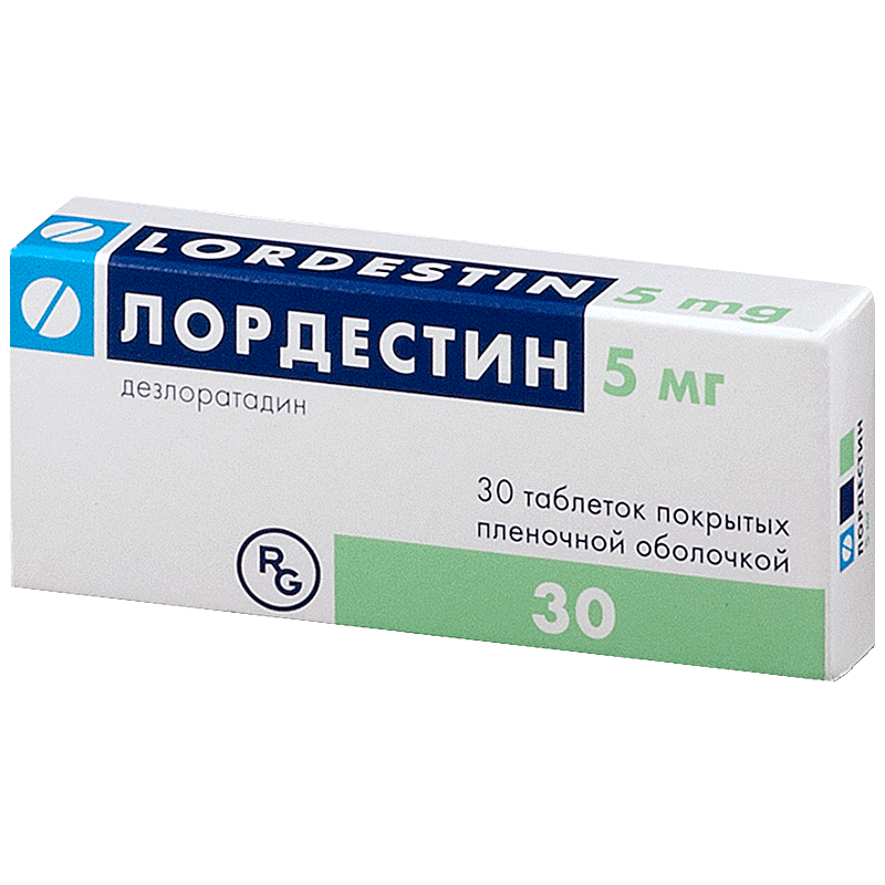 Лордестин MEDICINES Lordestin tablets 5mg x 30