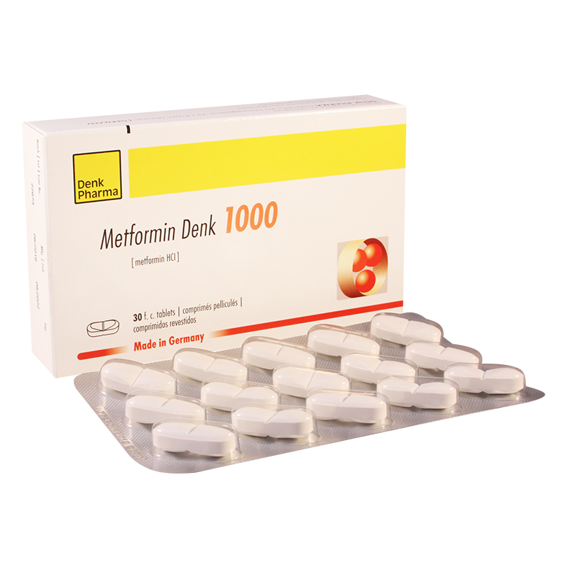 Метформин MEDICINES Metformin-Denk tablets 1000mg x 30