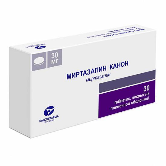 Миртазапин MEDICINES Mirtazapine Canon 30mg tablets x 30