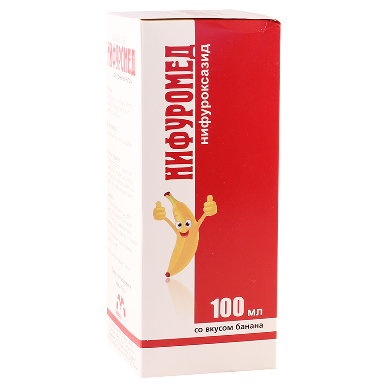 Нифуромед MEDICINES Nifuromed oral suspension (banana) 44mg/ml 100ml