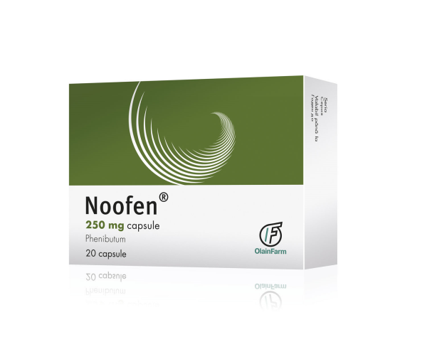 Ноофен(Фенибут) ԴԵՂՈՐԱՅՔ Նոոֆեն դեղապատիճներ 250մգ x 20