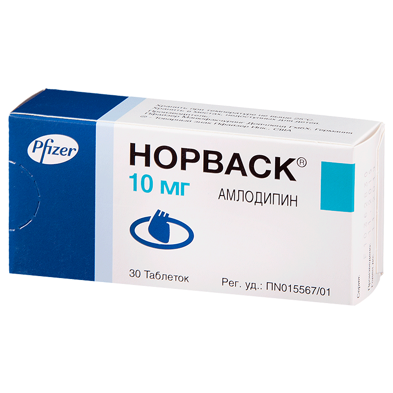 Норваск MEDICINES Norvasc tablets 10mg x 30