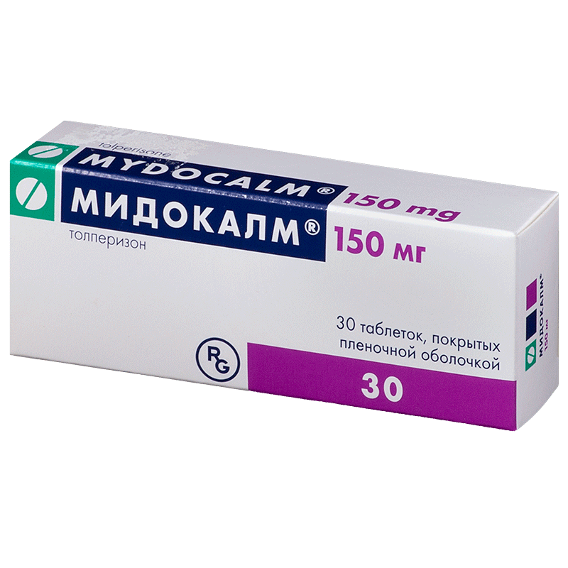 Мидокалм MEDICINES Mydocalm tab p/o 150mg N30