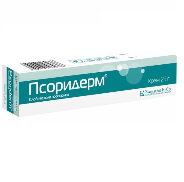 Псоридерм ԴԵՂՈՐԱՅՔ Պսորիդերմ նրբաքսուք 0,5մգ/գ 25գ