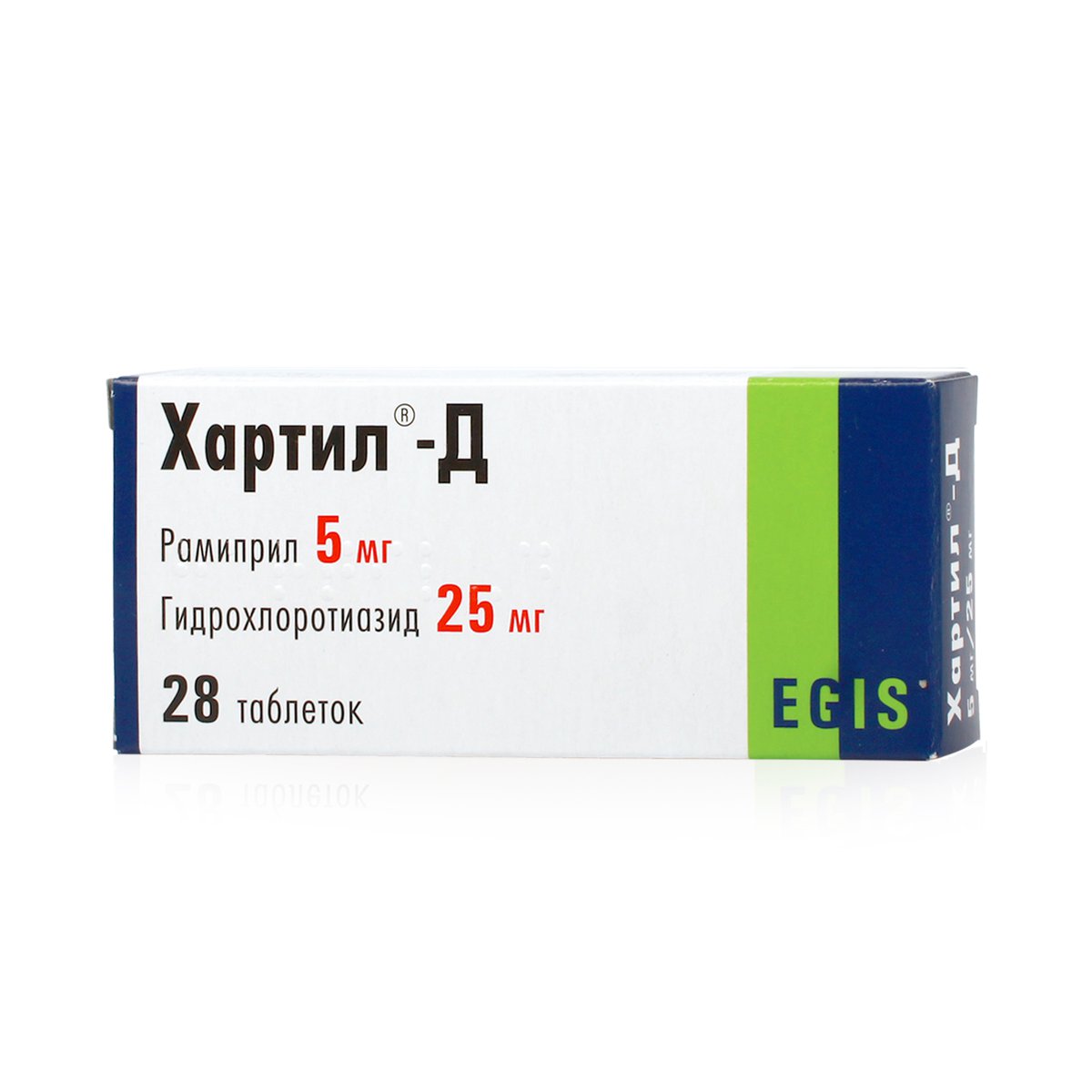 Хартил MEDICINES Hartil D tablets 5mg/25mg x 28