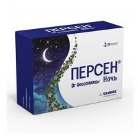 ЛЕКАРСТВЕННЫЕ СРЕДСТВА Персен Персен ночной №20
