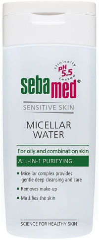 КОСМЕТИКА Себамед Себамед мицелярная вода для жирной и комб. кожи, 200мл 2110