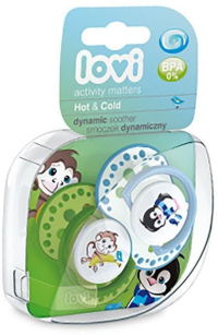 ПРОДУКТЫ ДЛЯ ДЕТЕЙ Лови Лови Динамичная сил. пустышка 0-3 м 2шт Hot&Cold