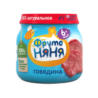 ПРОДУКТЫ ДЛЯ ДЕТЕЙ Фруто Фруто Няня пюре говядина 80г. п