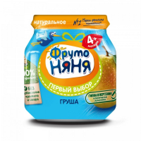 ПРОДУКТЫ ДЛЯ ДЕТЕЙ Фруто Фруто Няня пюре груша с 4+мес. 100гр.