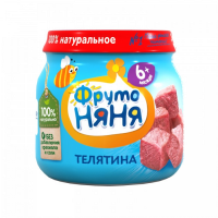 ПРОДУКТЫ ДЛЯ ДЕТЕЙ Фруто Фруто Няня пюре телятина 80гр. п