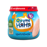 ПРОДУКТЫ ДЛЯ ДЕТЕЙ Фруто Фруто Няня пюре цыпленок 80гр. п