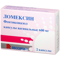 ЛЕКАРСТВЕННЫЕ СРЕДСТВА Ломексин Ломексин капс. ваг. 600мг N2