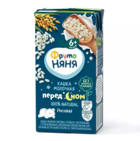 ПРОДУКТЫ ДЛЯ ДЕТЕЙ Фруто Фруто Няня кашка перед сном мол рисовая 6м+ 0/2л