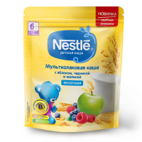 ПРОДУКТЫ ДЛЯ ДЕТЕЙ Нестле Нестле каша мол. мульт. ябл черника мал з/п 220 3185