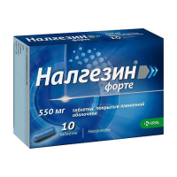 ЛЕКАРСТВЕННЫЕ СРЕДСТВА Налгезин Налгезин форте таб. п/об 550мг х10