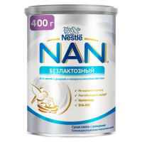 ПРОДУКТЫ ДЛЯ ДЕТЕЙ НАН НАН без лактозы, 400г