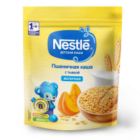 ПРОДУКТЫ ДЛЯ ДЕТЕЙ Нестле Нестле каша моло пшеничная с тыквой з/п с 5и 220г 3186