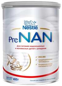 ПРОДУКТЫ ДЛЯ ДЕТЕЙ НАН НАН пре, 400г