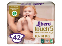 ПРОДУКТЫ ДЛЯ ДЕТЕЙ Либеро Либеро подгузники Touch #5 (10-14кг)  N42  (7988)