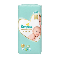 ПРОДУКТЫ ДЛЯ ДЕТЕЙ Памперс Памперс подгузники #2 Premium Care (4-8кг)  N46