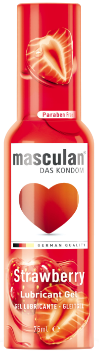 МЕДИЦИНСКИЕ ПРИНАДЛЕЖНОСТИ Маскулан Маскулан гель смазка диспенсер Strawberry 75мл 