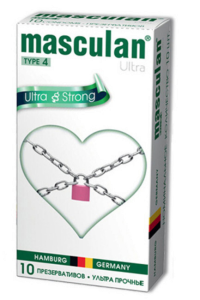 МЕДИЦИНСКИЕ ПРИНАДЛЕЖНОСТИ Маскулан Маскулан Презерватив Ультра-4 Ultra & Strong N10