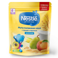 ПРОДУКТЫ ДЛЯ ДЕТЕЙ Нестле Нестле каша мол. мультизлак.груша персик з/п 220г 3164