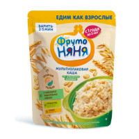 ПРОДУКТЫ ДЛЯ ДЕТЕЙ Фруто Фруто Няня каша безмол мультизлак со злаковыми хлопями с1года  200г