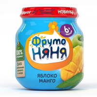ПРОДУКТЫ ДЛЯ ДЕТЕЙ Фруто Фруто Няня пюре яблоко манго 6м+ 100г