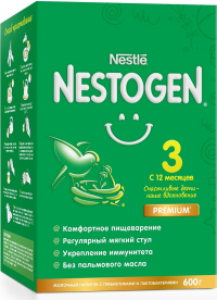 ПРОДУКТЫ ДЛЯ ДЕТЕЙ Нестожен Нестожен 3 премиум с 12 месяцев 600г