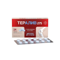 ЛЕКАРСТВЕННЫЕ СРЕДСТВА Тералив Тералив таб.п/пл.об.275мг х 24