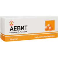 ЛЕКАРСТВЕННЫЕ СРЕДСТВА Аевит Аевит капс. 200мг x 30
