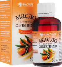 ЛЕКАРСТВЕННЫЕ СРЕДСТВА Облепиховое Облепиховое масло 50мл Биолит