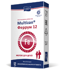 ЛЕКАРСТВЕННЫЕ СРЕДСТВА Мультизан Мультизан Феррум таб. 12мг x 30