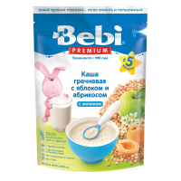 ПРОДУКТЫ ДЛЯ ДЕТЕЙ Беби Беби премиум каша мол гречка яблоко абрикос с5м 200г  5
