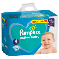ПРОДУКТЫ ДЛЯ ДЕТЕЙ Памперс Памперс подгузники #4 (9-14кг) с жемч. гран.  N76