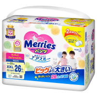 ПРОДУКТЫ ДЛЯ ДЕТЕЙ Мерриес Мерриес трусики-подгузники #6 XXL(15-28кг) 26шт