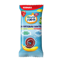 ПРОДУКТЫ ДЛЯ ДЕТЕЙ Фруто Фруто Няня фруктовая улитка ябл. банан клубн.12м+ 15г
