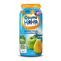 ПРОДУКТЫ ДЛЯ ДЕТЕЙ Фруто Фруто Няня пюре яблоко груша со сливками 6м+ 250г.