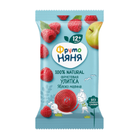 ПРОДУКТЫ ДЛЯ ДЕТЕЙ Фруто Фруто Няня фруктовая улитка яблоко малина 12м+ 15г
