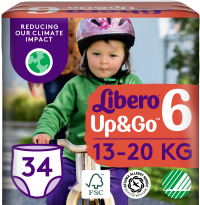 ПРОДУКТЫ ДЛЯ ДЕТЕЙ Либеро Либеро трусики UP&GO #6 13-20кг, N34 (80060)