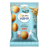 ПРОДУКТЫ ДЛЯ ДЕТЕЙ Фруто Фруто Няня печенье детское овсяное 12м+ 120г
