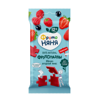 ПРОДУКТЫ ДЛЯ ДЕТЕЙ Фруто Фруто Няня фрутопазлы яблоко ягодный микс 12+м 20г.