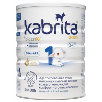 ПРОДУКТЫ ДЛЯ ДЕТЕЙ Кабрита Кабрита голд 1 смесь на основе козьего молока 0-6 м 800г